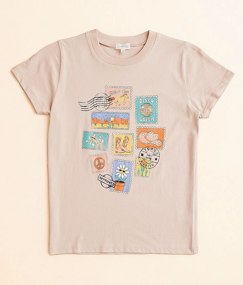 Girls - Western Stamps T-Shirt