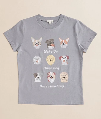 Girls - Hug A Dog T-Shirt