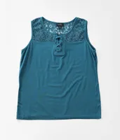 Girls - Daytrip Lace Yoke Tank Top