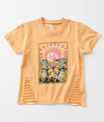 Girls - Modish Rebel Butterfly T-Shirt