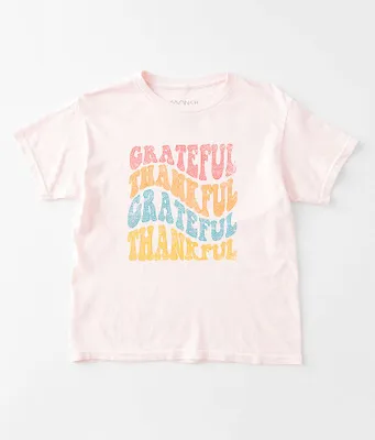Girls - Modish Rebel Grateful Thankful T-Shirt
