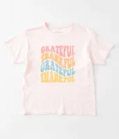 Girls - Modish Rebel Grateful Thankful T-Shirt