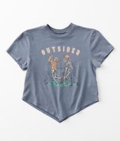 Girls - Modish Rebel Outsider Skeleton T-Shirt