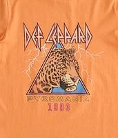 Girls - Def Leppard Oversized Band T-Shirt