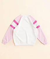 Girls - Leopard Lightning Bolt Pullover