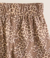 Girls - Washed Leopard Short
