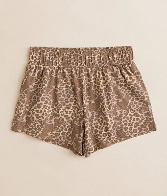 Girls - Washed Leopard Short