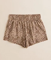 Girls - Washed Leopard Short