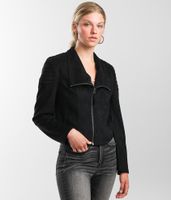 BKE Faux Suede Moto Jacket