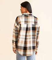 Textured Plaid Shirt