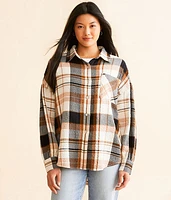 Textured Plaid Shirt