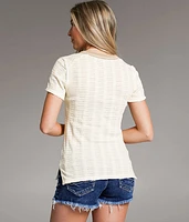 Open Weave Henley