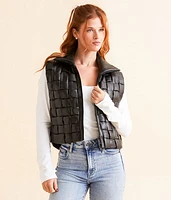 Weaved Puffer Vest