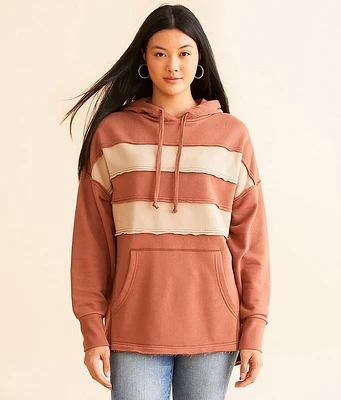 BKE Color Block Hooded Sweatshirt