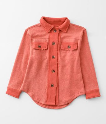 Girls - BKE Reverse Fleece Shacket