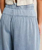 Pleated Wide Leg Trouser Jean