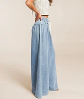 Pleated Wide Leg Trouser Jean