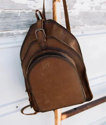 STS Teak Leather Backpack