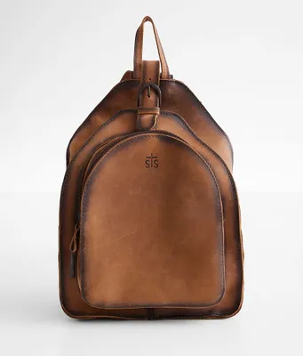 STS Teak Leather Backpack