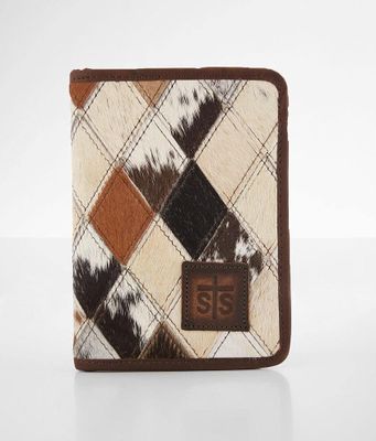 STS Diamond Cowhide Leather Wallet