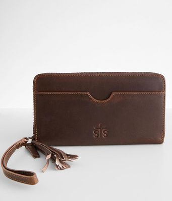 STS Basic Leather Wristlet Wallet