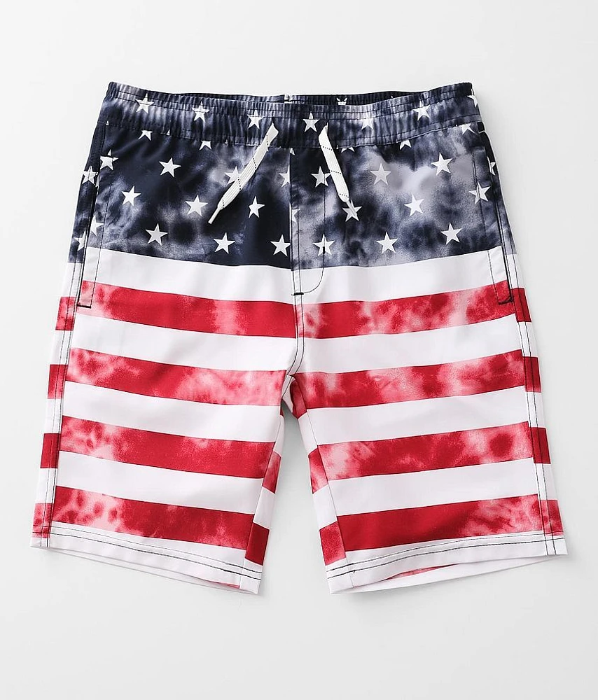 Boys - Flag Boardshort