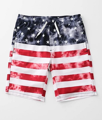 Boys - Flag Boardshort