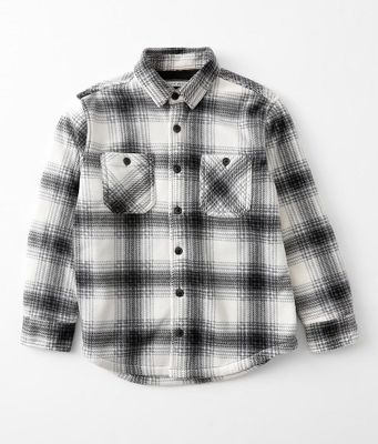 Boys - Departwest Plaid Fleece Shacket