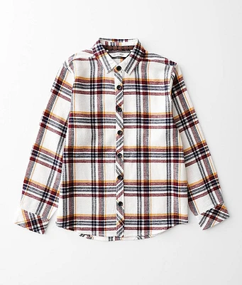 Boys - Waffle Plaid Shirt