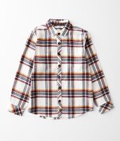 Boys - Departwest Waffle Plaid Shirt