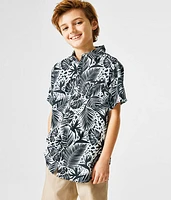 Boys - Tropical Print Performance Shirt