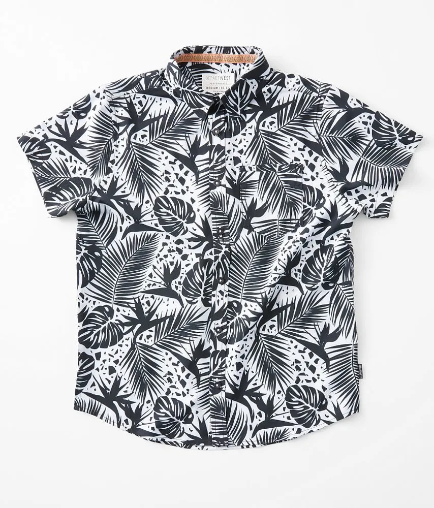 Boys - Tropical Print Performance Shirt