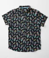 Boys - Pineapple Performance Stretch Shirt