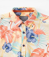 Boys - Tropical Flamingo Performance Shirt