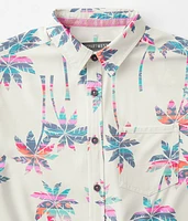 Boys - Palm Tree Performance Stretch Shirt
