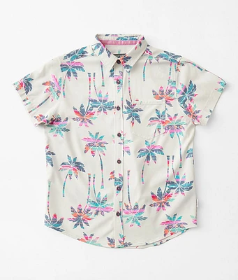 Boys - Palm Tree Performance Stretch Shirt