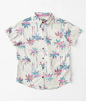 Boys - Palm Tree Performance Stretch Shirt