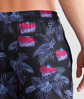 Coors Light® Fronds Stretch Swim Trunks