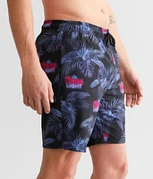 Coors Light® Fronds Stretch Swim Trunks