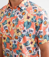 Miller Light® Hibiscus Stretch Shirt