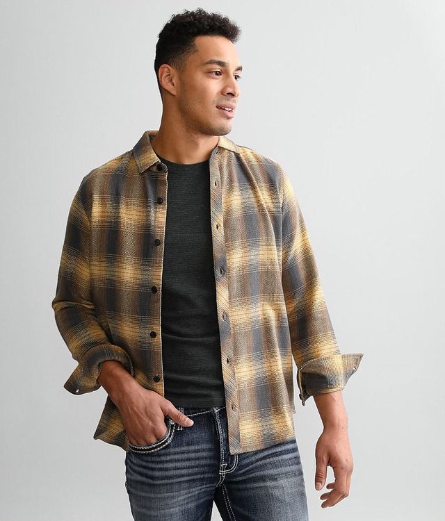 Departwest Flannel Shirt - Green/Blue X-Large, Men's