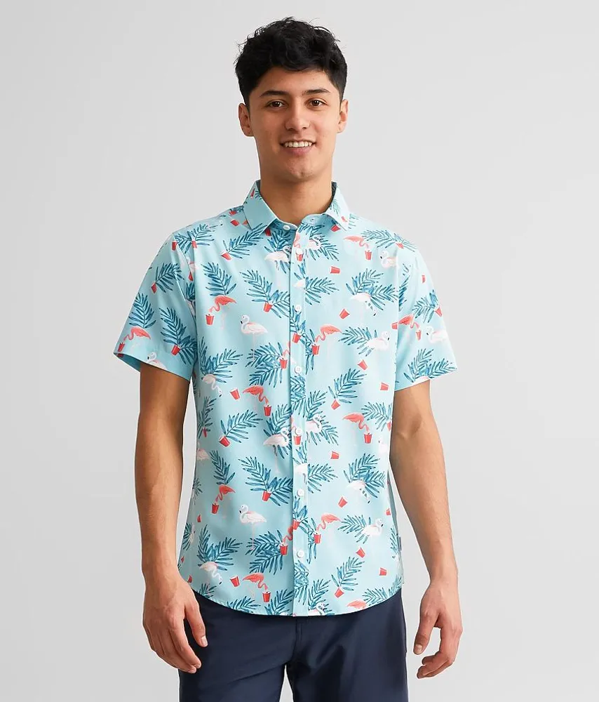 Departwest Solo Flamingo Performance Stretch Shirt