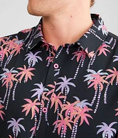 Palm Tree Performance Stretch Shirt