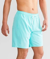 Marled Stretch Swim Trunks