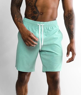 Heathered Stretch Swim Trunks