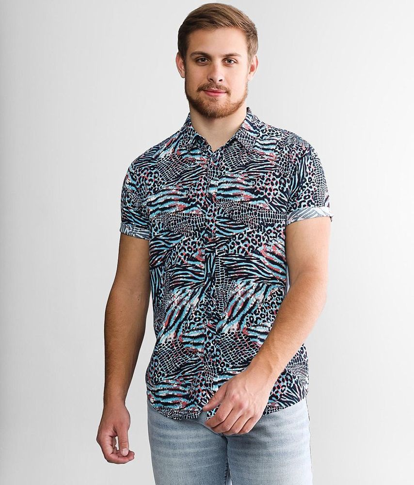 Nova Industries Animal Print Stretch Shirt