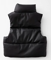 Girls - Pleather Puffer Vest