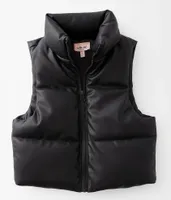 Girls - Pleather Puffer Vest