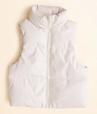 Girls - Willow & Root Pleather Puffer Vest