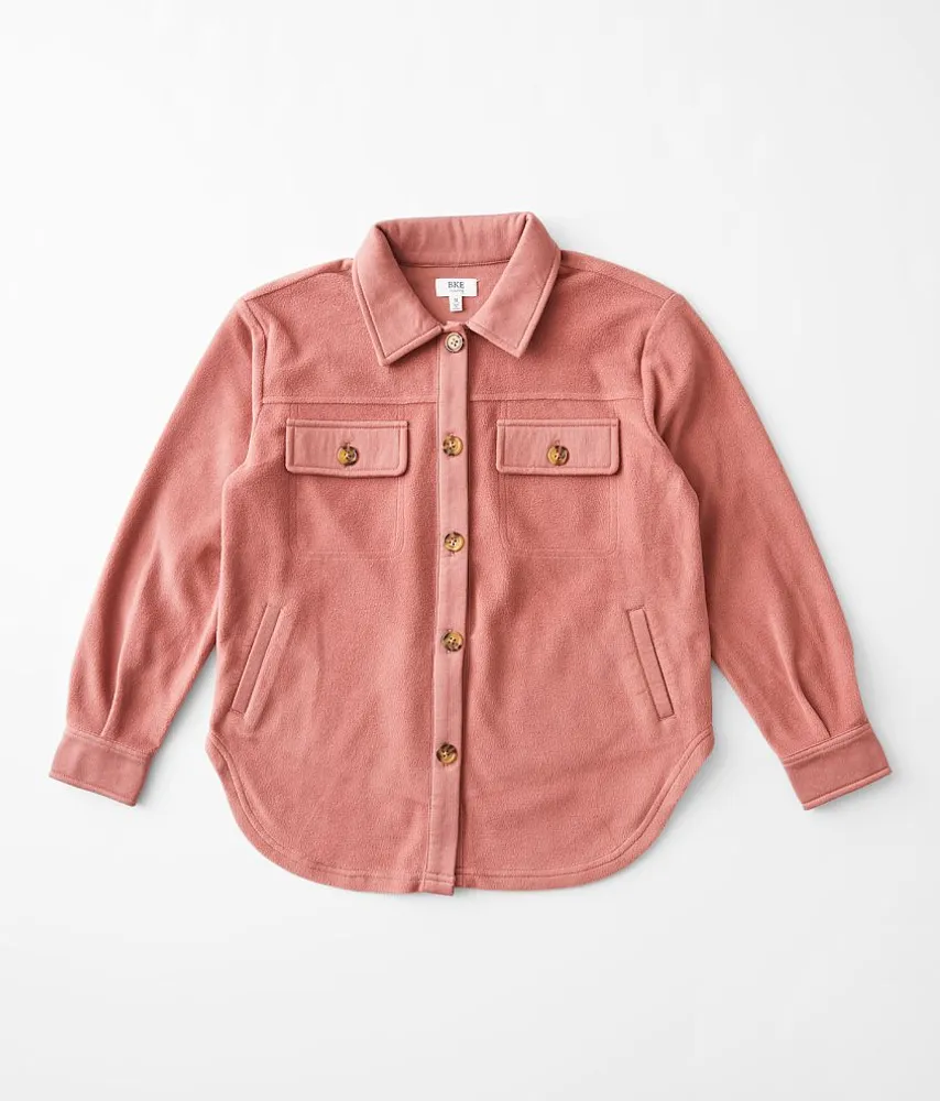 Girls - BKE Brushed Fleece Shacket